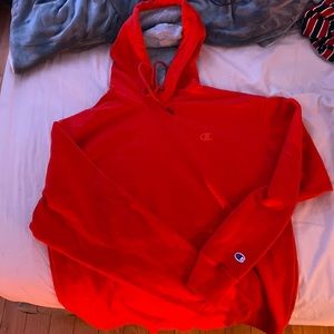 Orange Champion hoodie